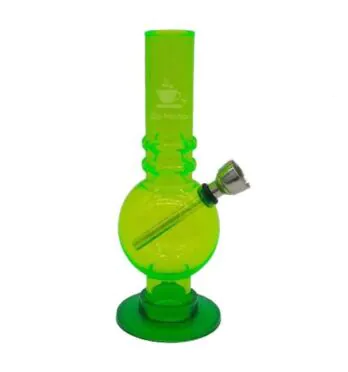 Mini Bong de Acrílico - Cor verde
