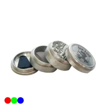 Dichavador de Metal Dom Kush 4 partes cinza