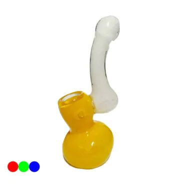Pipe Bubbler Cultura Dab amarelo
