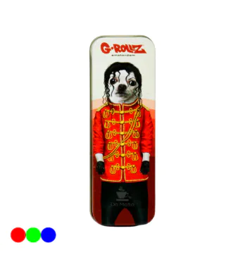 Mini Lata G-Rollz Pets Rock Pequena vermelho