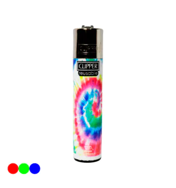 Isqueiro Clipper Hippie Moments 1 Edição para colecionador branco