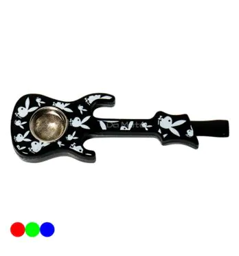 Pipe de Metal Guitarra preto