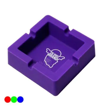 Cinzeiro de Silicone Silly Dog Quadrado