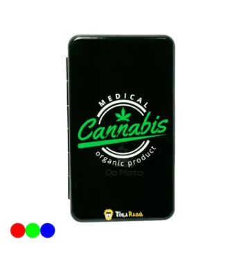 Porta Cigarrilhas Toka Hauú preto e verde