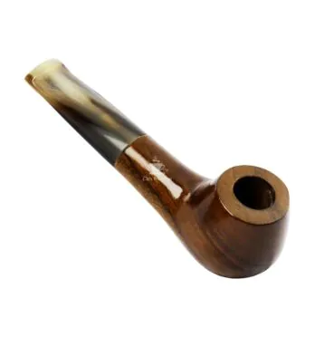 Cachimbo Elite II Mini Reto C/ Piteira de Acrílico de frente
