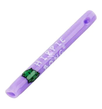 Piteira de Vidro Hippie Bong Colorida 5mm c/ 5cm de frente tabacaria da mata 