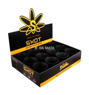 Caixa de Cuia Sadhu Shot Black Edition de lado tabacaria da mata