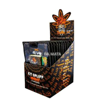 Caixa de Kit Spliff Night Sadhu C/12un de lado tabacaria da mata