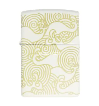 Isqueiro Zippo Waves Design 48909 de frente tabacaria da mata