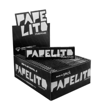 Caixa de Seda Papelito Insane King Size de lado tabacaria da mata