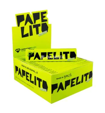 Caixa de Seda Papelito Alfafa King Size de lado tabacaria da mata