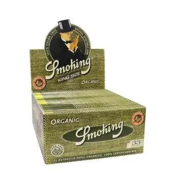 Caixa de Seda Smoking Organic King Size