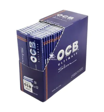 Caixa de Seda OCB Ultimate King Size Slim de lado