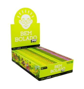 Caixa de Seda Bem Bolado 1 1/4 Large tabacaria da mata 