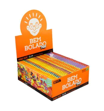 Caixa de Seda Bem Bolado Pop King Size Slim  de frente