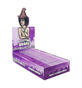 Caixa de Seda Grape Lion Rolling Circus 1 1/4  de frente