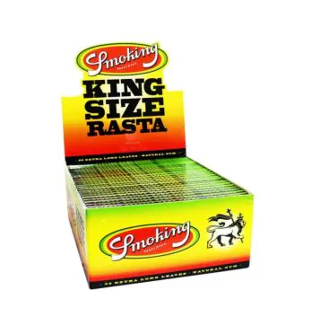 Caixa de Seda Smoking Rasta King Size