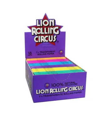 Caixa De Celulose Lion Rolling Circus 1 1/4