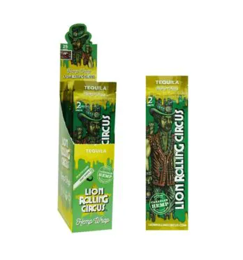 Caixa de Blunt Lion Rolling Circus Tequila