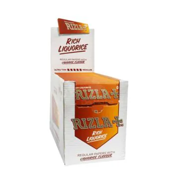 Caixa de Seda Rizla Liquorice Regular