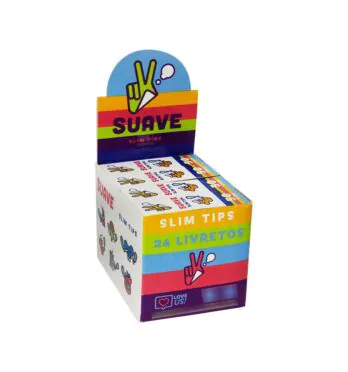 Caixa de Piteira Suave Slim Tips 