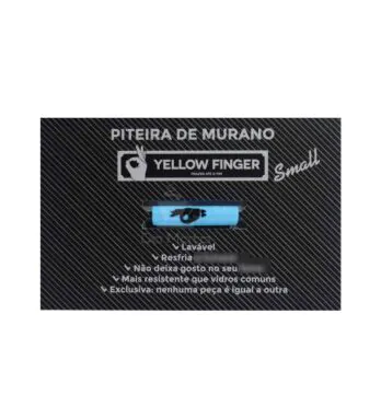 Piteira de Murano Yellow Finger Small 