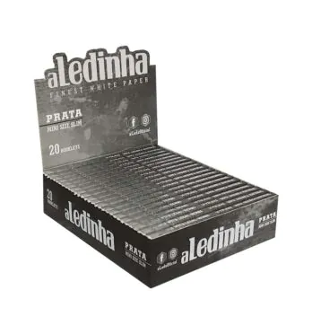 Caixa de Seda aLedinha Prata 1 1/4