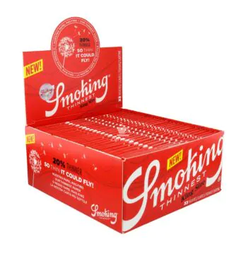 Caixa de Seda Smoking Thinnest King Size tabacaria da mata 