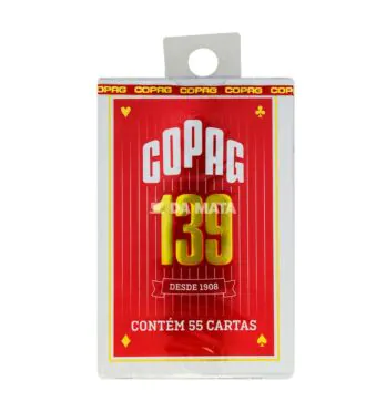 Baralho Copag 139 Classic Vermelho  de frente tabacaria da mata