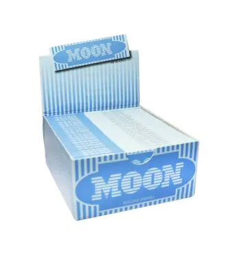 Caixa de seda Moon Azul King Size