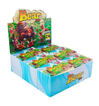 Caixa de Piteira Bear Tips Extra Longa Vergê de lado tabacaria da mata