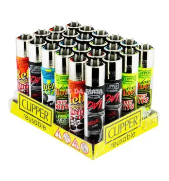 Caixa de Isqueiro Clipper Hobby Mix 1 de frente tabacaria da mata