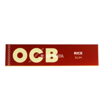 Seda OCB Rice King Size Slim de frente tabacaria da mata