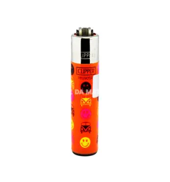 Mini Isqueiro Clipper Pop Pattern de frente tabacaria da mata
