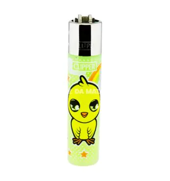 Isqueiro Clipper Cute Pets de frente tabacaria da mata