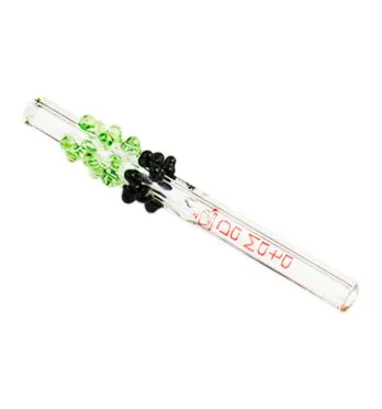 Piteira de Vidro Da Mata Anti-Stress 6mm de lado tabacaria da mata