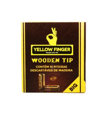 Piteira de Madeira Yellow Finger Big