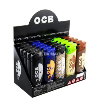 Display de Isqueiro OCB Grande de lado tabacaria da mata