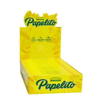Caixa de Seda Papelito Tradicional Mini Size de frente tabacaria da mata