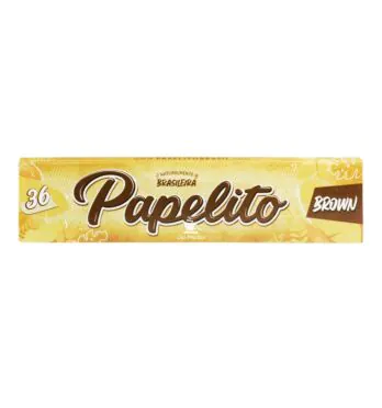 Seda Papelito Brown King Size de frente