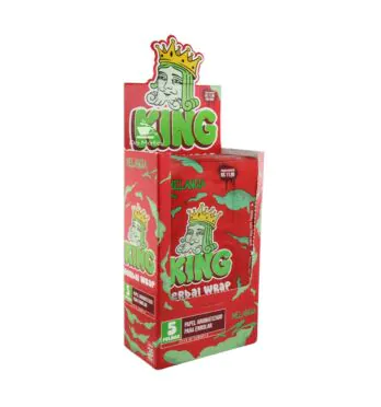 Caixa de King Blunt Melancia de lado