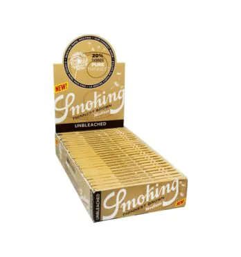 Caixa de Seda Smoking Thinnest Brown Medium