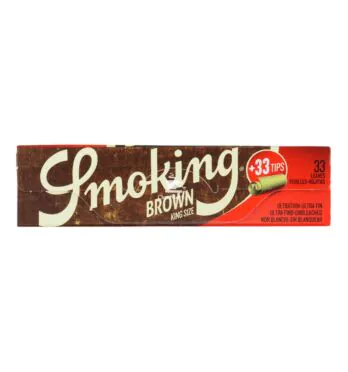 Seda Smoking Brown c/ Piteira King Size de frente