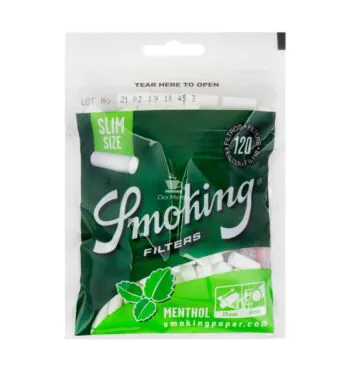 Filtro Smoking Menthol 6mm de frente
