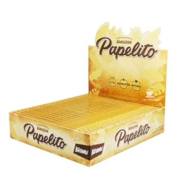 Caixa de Seda Papelito Brown King Size 25un 