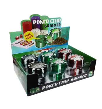 Caixa de Dichavador de Metal Poker Chip