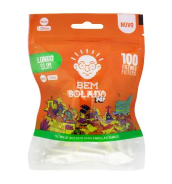 Filtro Bem Bolado Pop Longo Slim de frente tabacaria da mata