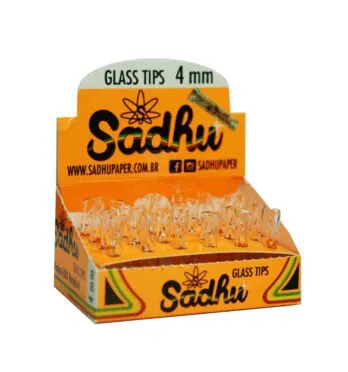 Caixa de Piteira de Vidro Sadhu 4mm