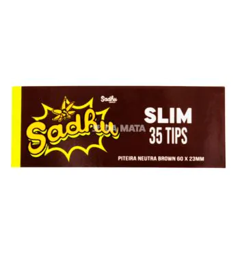 Piteira Sadhu Evening Neutral Tips Slim de frente tabacaria da mata