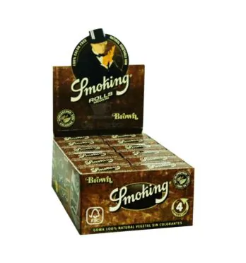 Caixa de Seda de Rolo Smoking Brown
